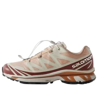 Salomon x Kith XT-6 Gore-Tex Cream Pink Red